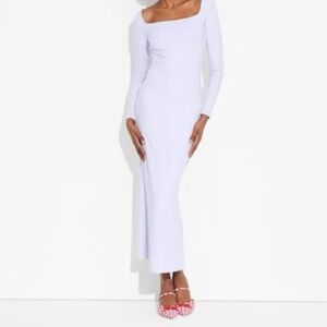 Wild Fable NWT Women’s Long Sleeve ButterBliss Maxi Bodycon Dress Blue L & XL